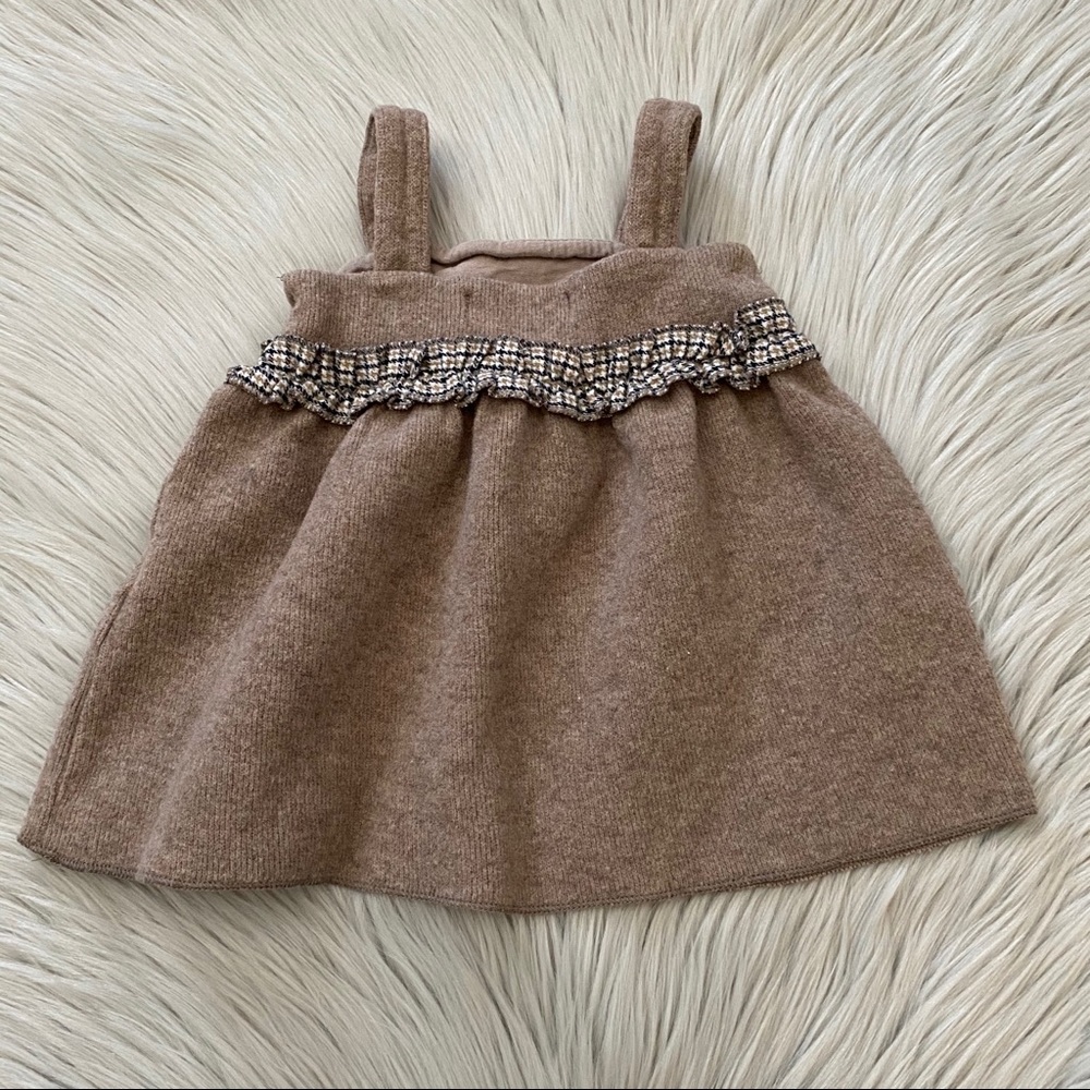 ZARA Baby Wool Dress 9-12 Months - Picture 2 of 4